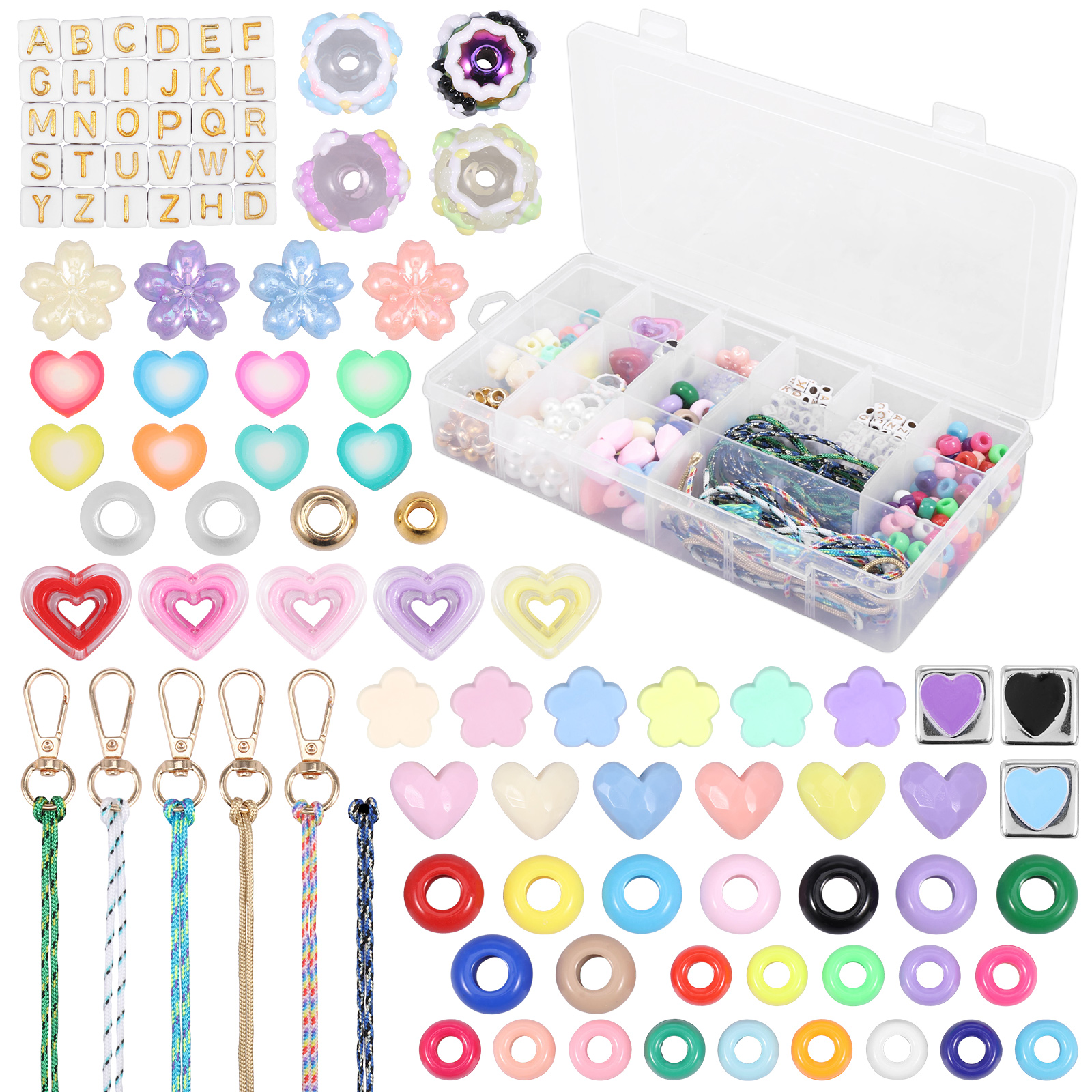 421PCS Beaded Keychain Making  - Embroidery Charm review and price