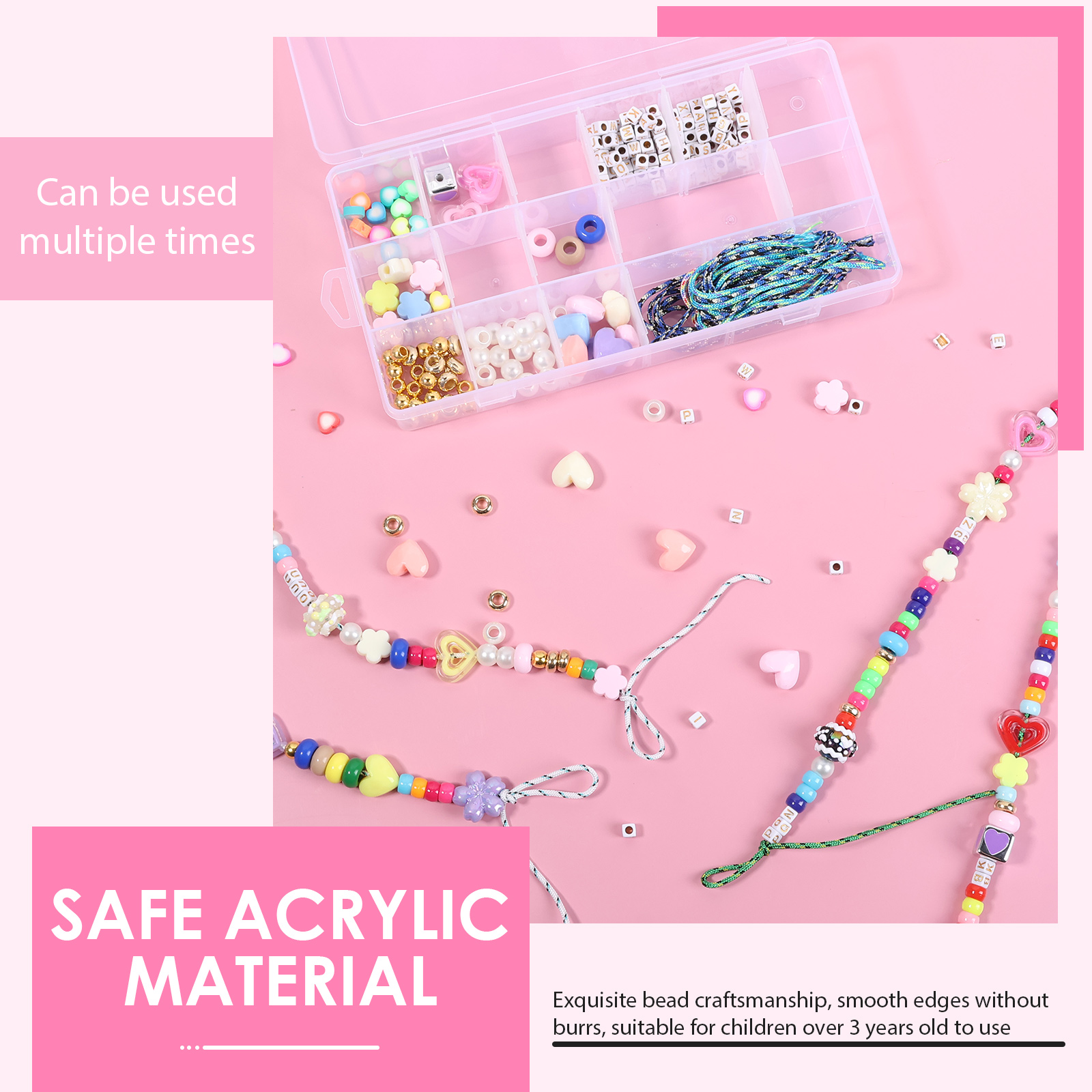 421PCS Beaded Keychain Making  - Embroidery Charm review and price