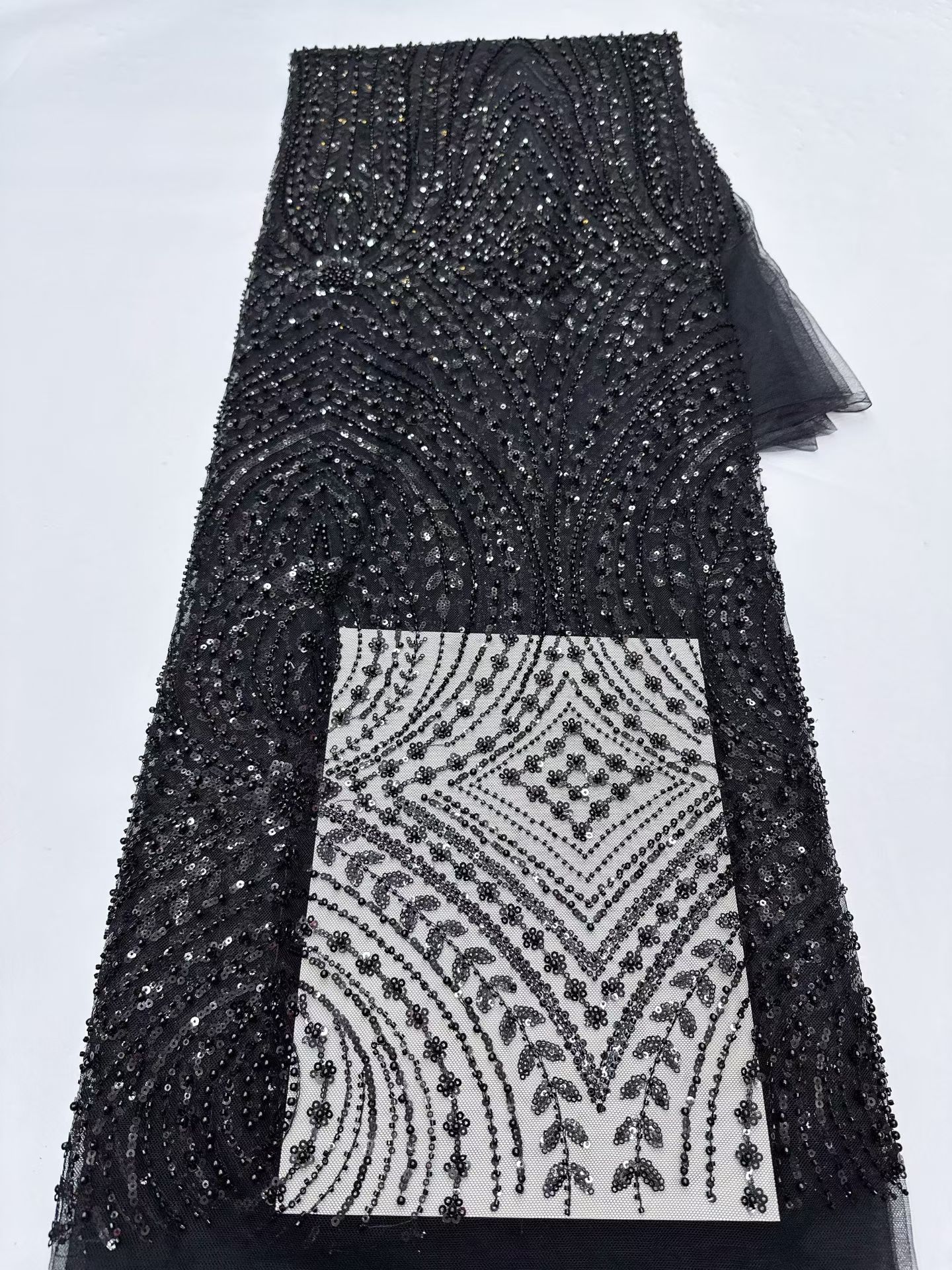 Red Desing Luxury Nigerian Tul - Embroidery Net Fabric review and price