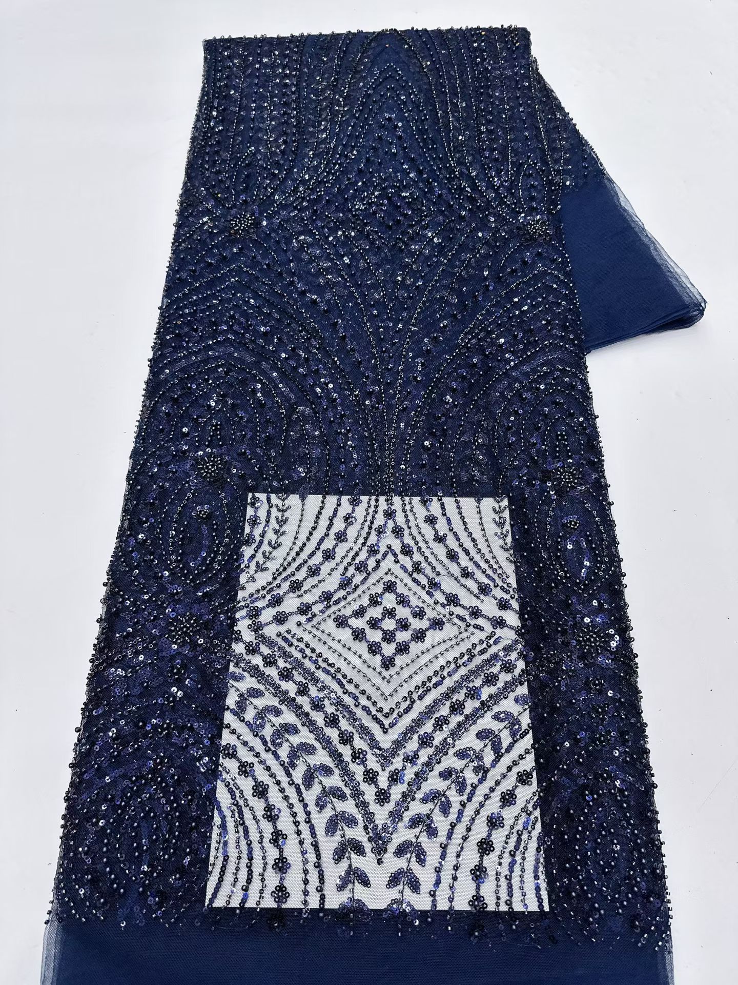 Red Desing Luxury Nigerian Tul - Embroidery Net Fabric review and price