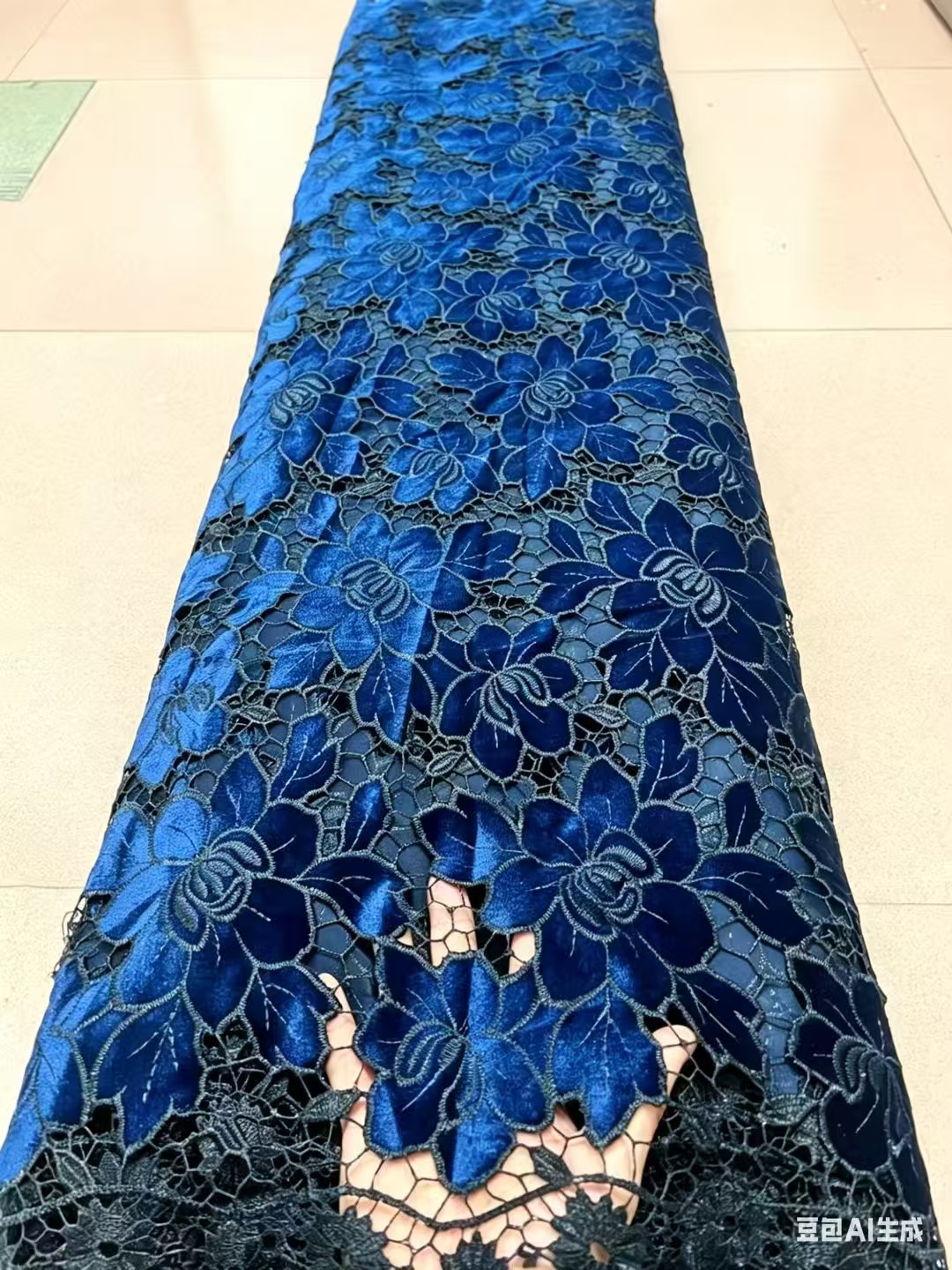 African Lace Fabric High Quali - Velvet Fabric Embroidery review and price