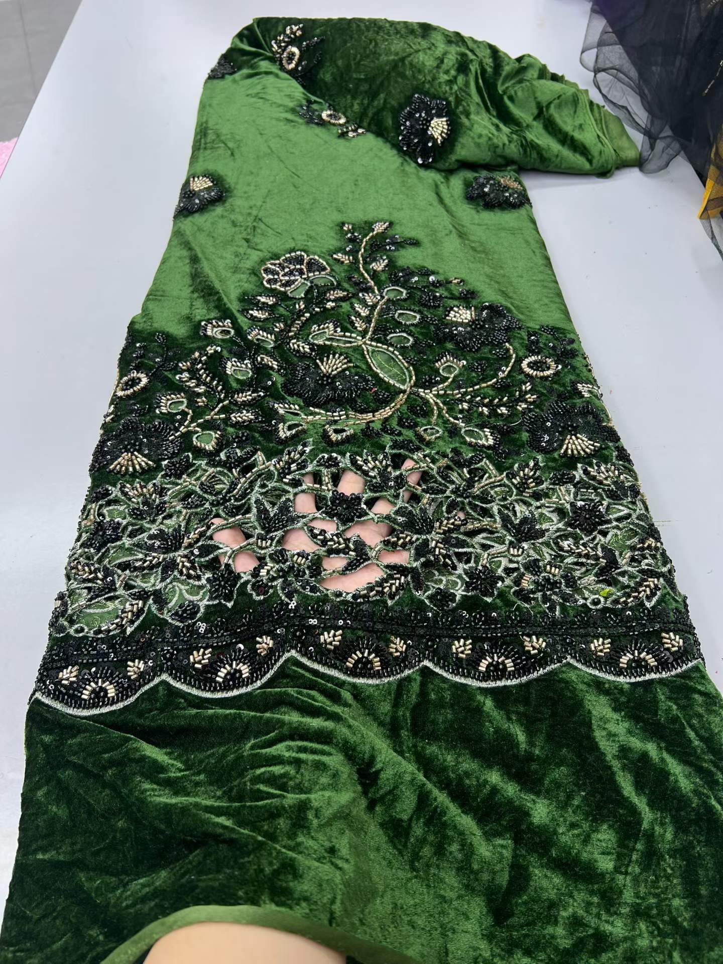 2026 African Nigerian Velvet L - Velvet Fabric Embroidery review and price