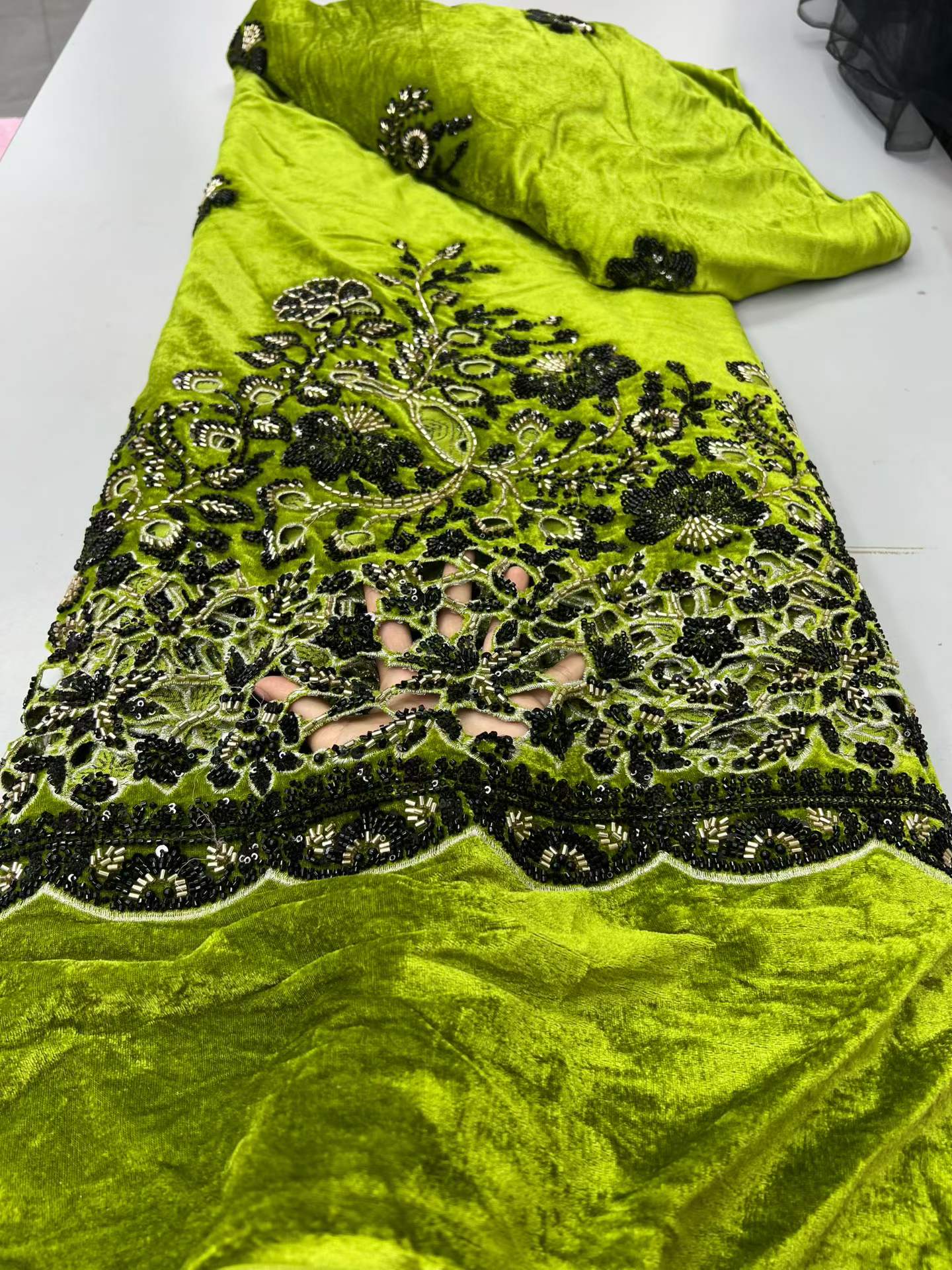 2026 African Nigerian Velvet L - Velvet Fabric Embroidery review and price