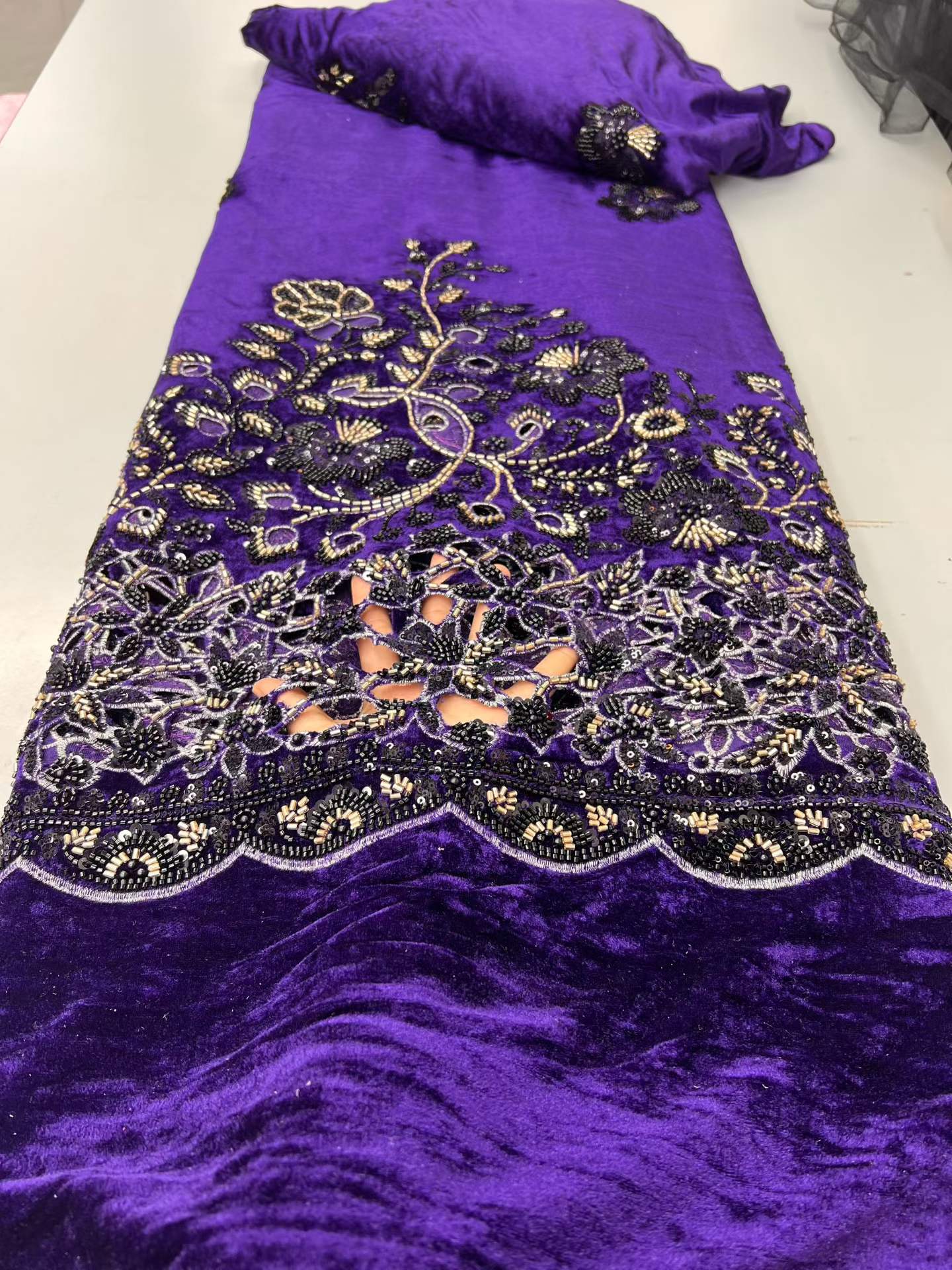2026 African Nigerian Velvet L - Velvet Fabric Embroidery review and price