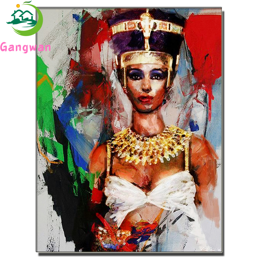 Ancient Egypt queen Full drill - Embroidery In Egypt review and price