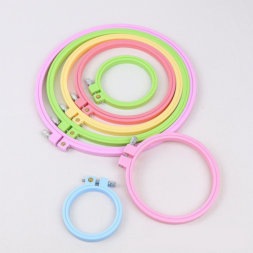 Round Cross Stitch Embroidery  - Embroidery Hoop Plastic review and price