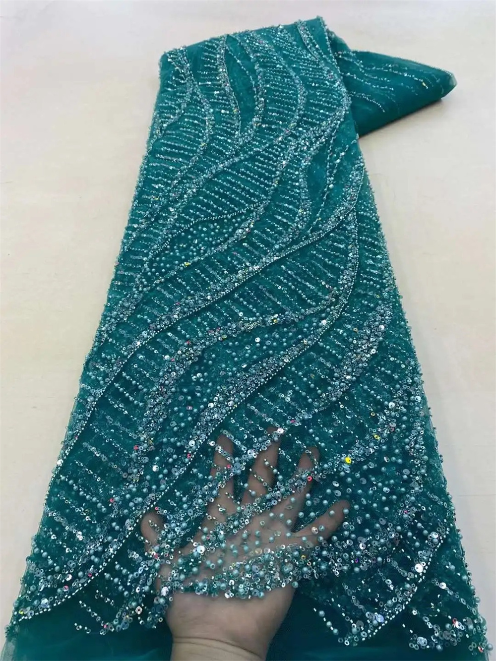 Wholesale 2025 African Sequins - Embroidery Net Fabric review and price