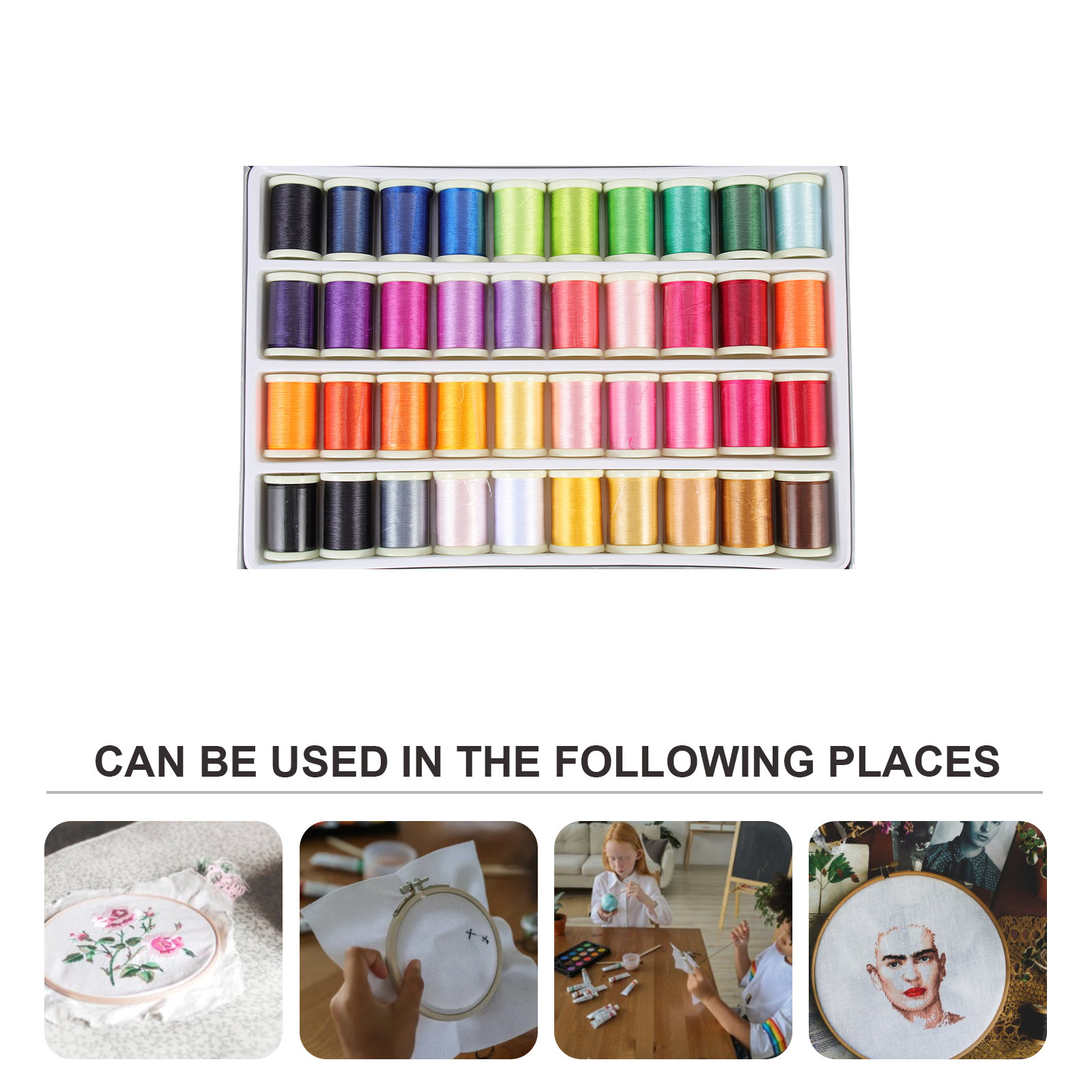 40 Rolls Household Embroidery  - Embroidery Stitches review and price