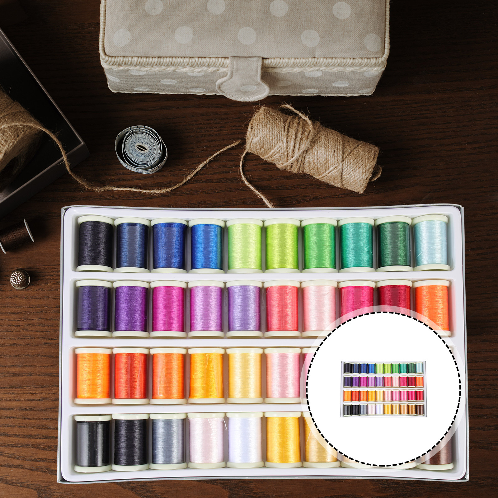 40 Rolls Household Embroidery  - Embroidery Stitches review and price