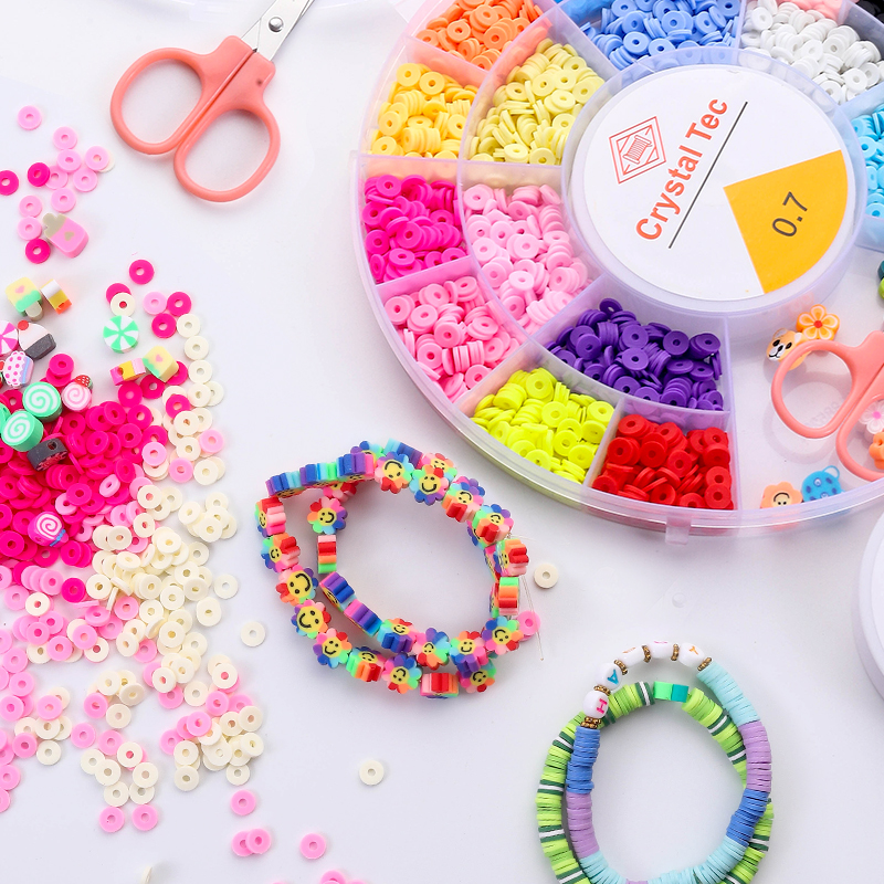 Clay Beads Bracelet Making Kit - Embroidery Charm review and price