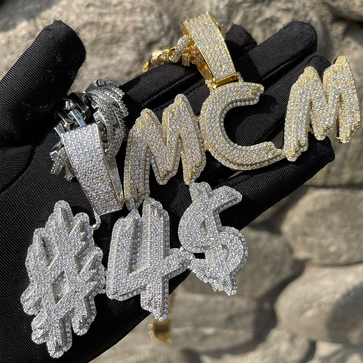 Bubble Letter Personalized Nec - Embroidery Charm review and price