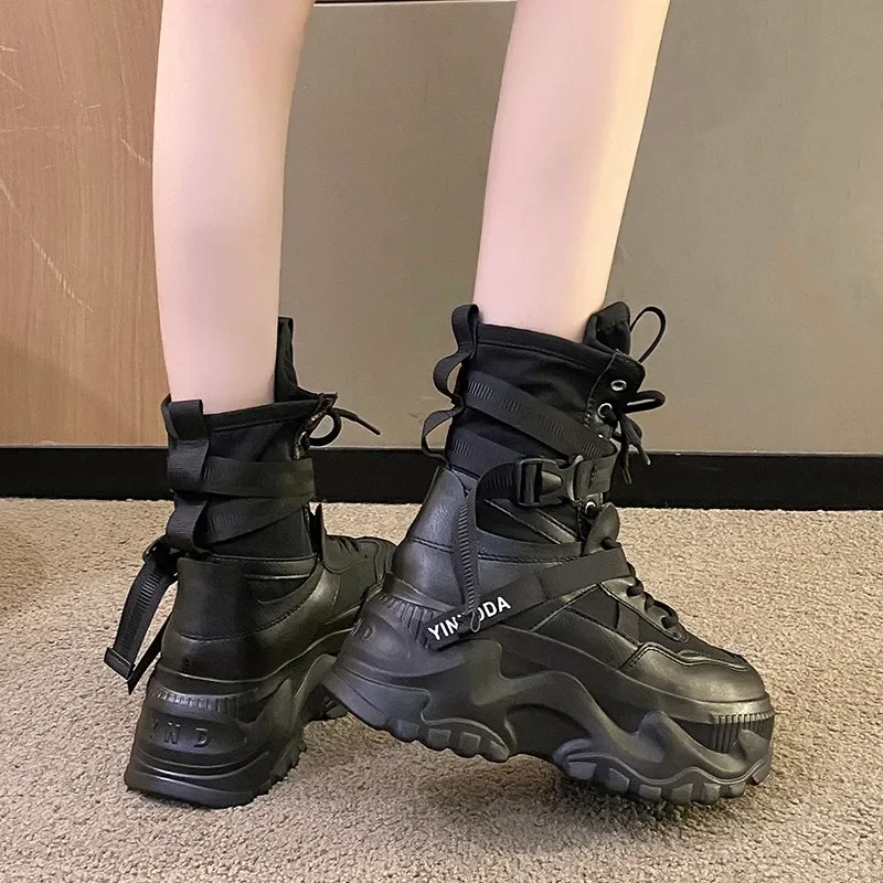 Fashion Women Chunky Platform  - Embroidery White review and price