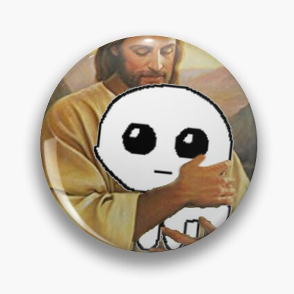 Jesus I Saw That Tinplate Pins - Embroidery Letter M review and price