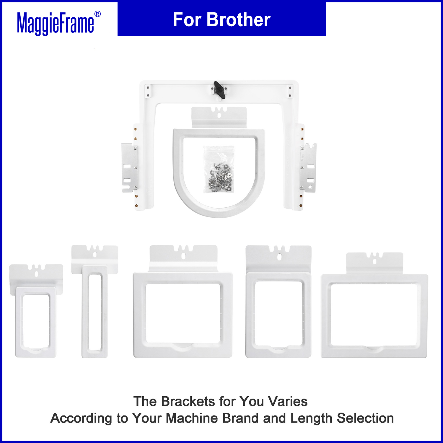 6in1 fast frame kit magnetic H - Embroidery Hoop Plastic review and price