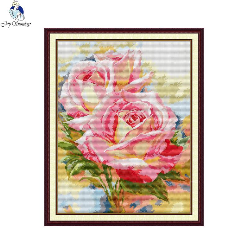 Joy Sunday Cross Stitch Kit DI - Embroidery Rose Stitch review and price