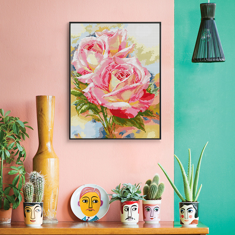 Joy Sunday Cross Stitch Kit DI - Embroidery Rose Stitch review and price