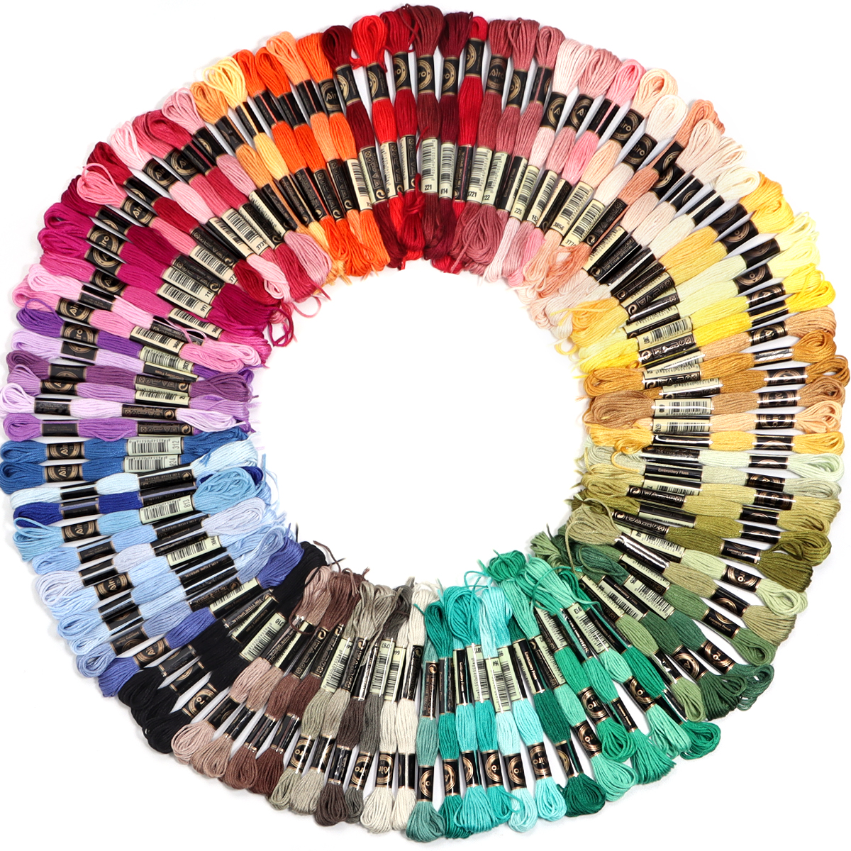 6Pcs/Lot Multicolor Polyester  - Embroidery Stitches review and price