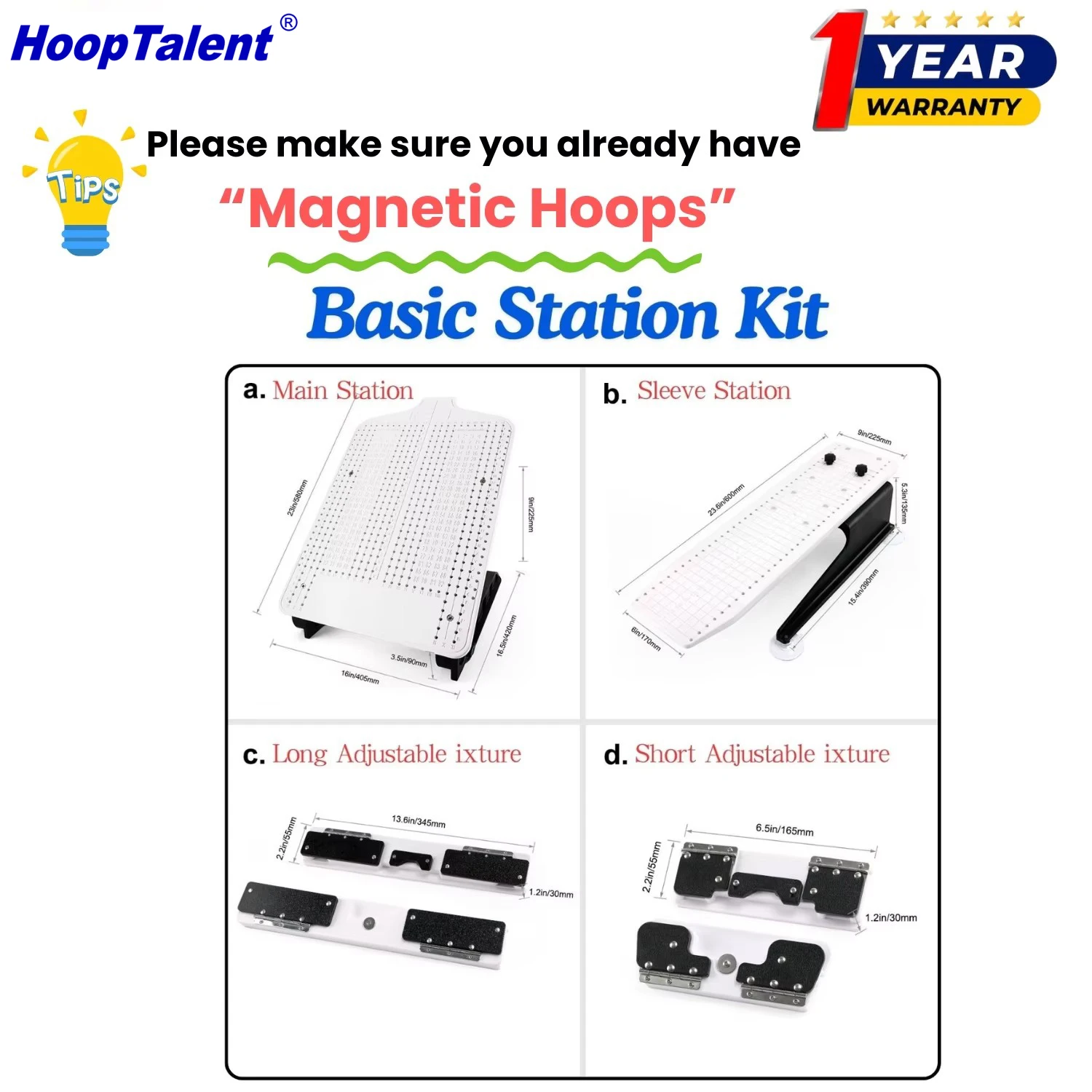 Hooping Station Kit for Ricoma - Embroidery Hoop Plastic review and price
