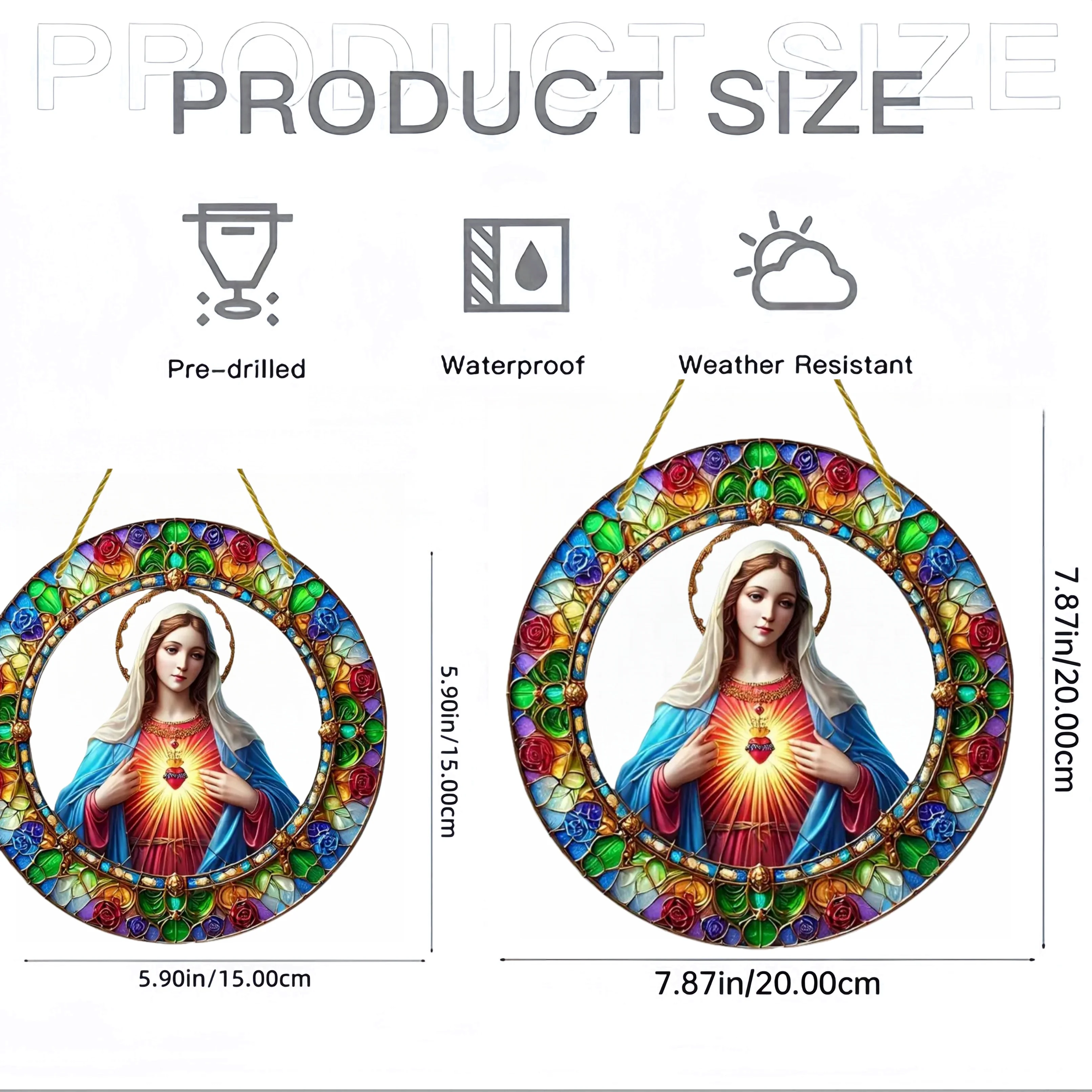Christian Religion Mary Suncat - Embroidery Garden review and price