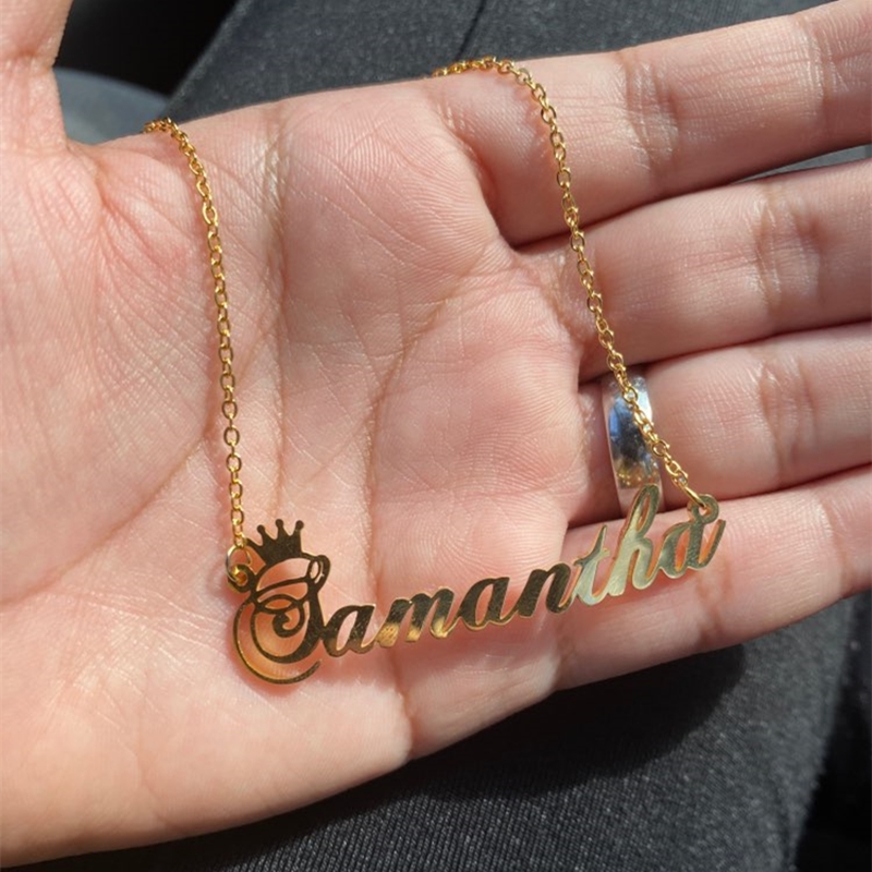 Personalized Crown Name Neckla - Embroidery Charm review and price