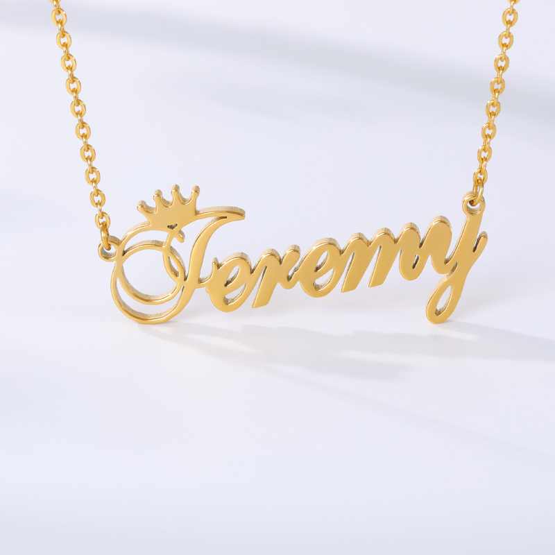 Personalized Crown Name Neckla - Embroidery Charm review and price