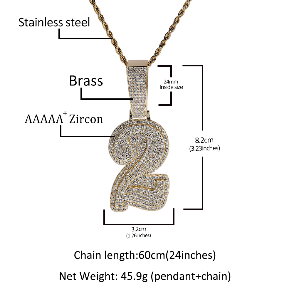 TBTK Big Size Lucky Number 0-9 - Embroidery Charm review and price