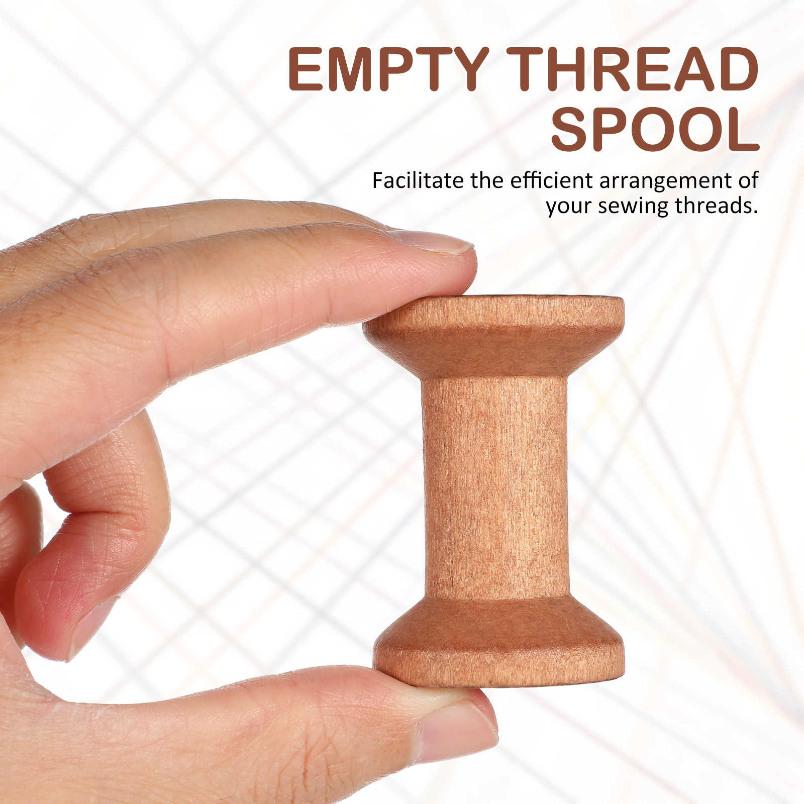 20Pcs Empty Wood Spools Thread - Embroidery Charm review and price