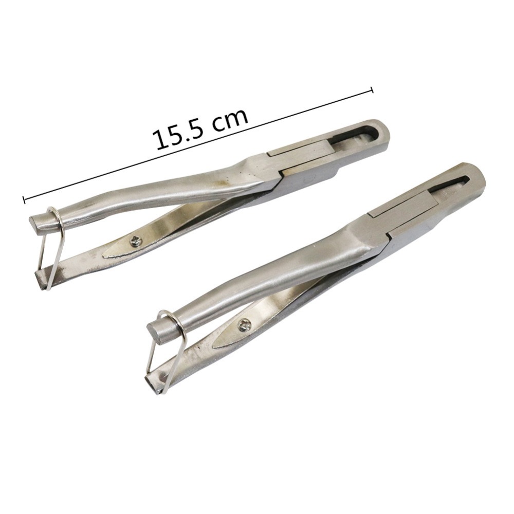 Stainless Steel Pig Ear Punch  - Embroidery Writing review and price
