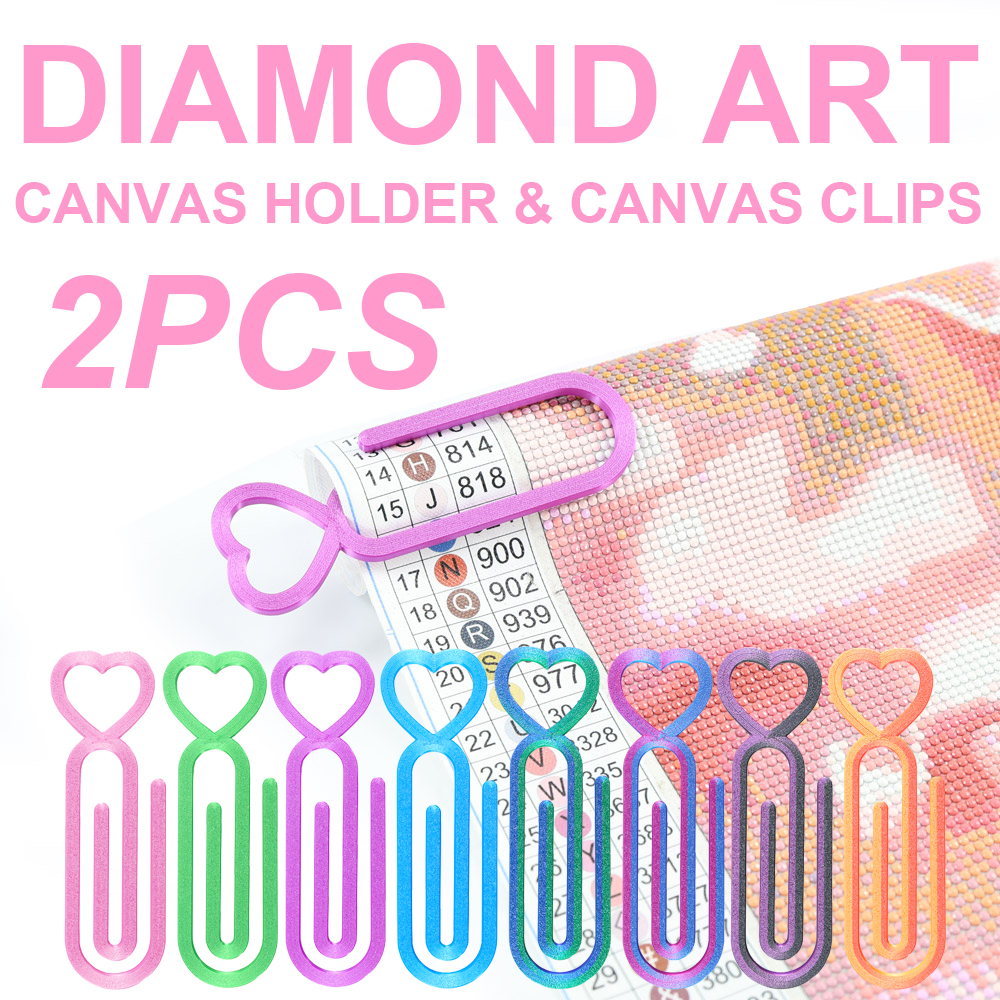 2pcs Diamond Painting Canvas C - Embroidery Hoop Plastic review and price