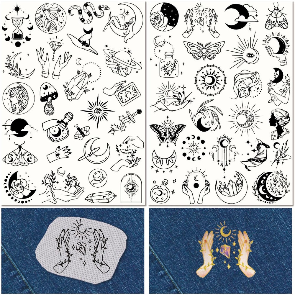 51Pcs Boho Moon Sun Water Solu - Embroidery Stitches review and price