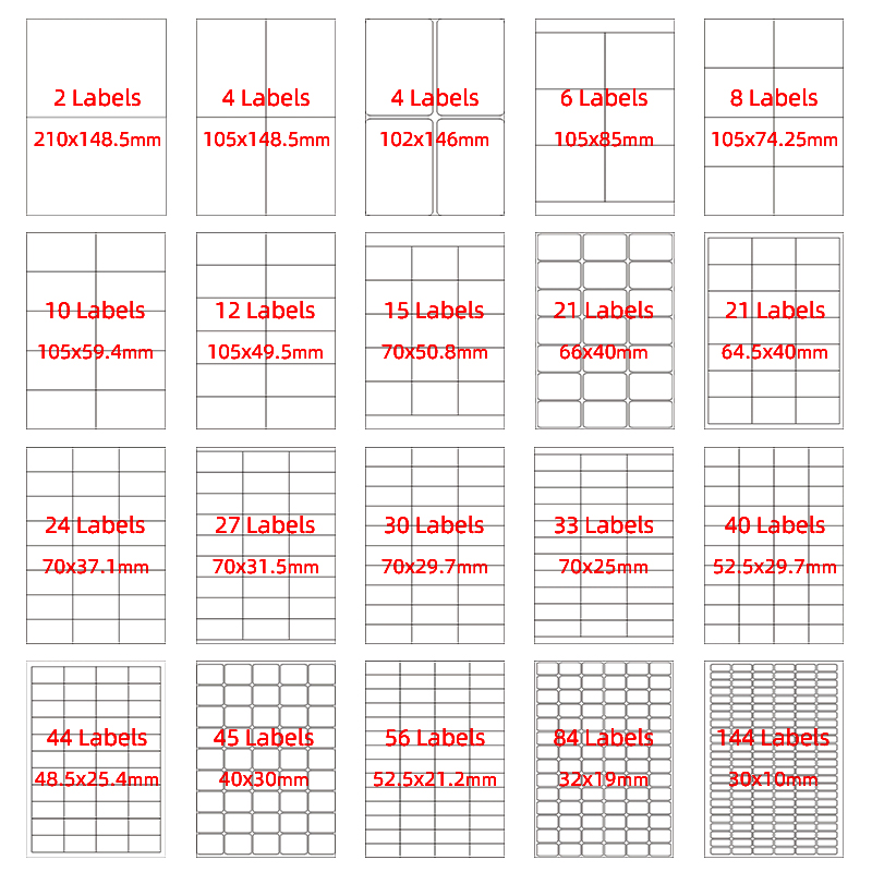50 sheets of A4 matte self-adh - Embroidery Writing review and price