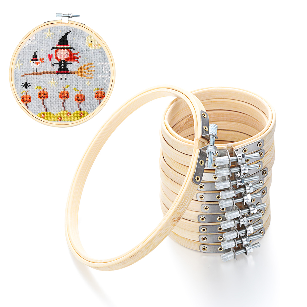 8/10/13/15/18/30cm Embroidery  - Embroidery Hoop Plastic review and price