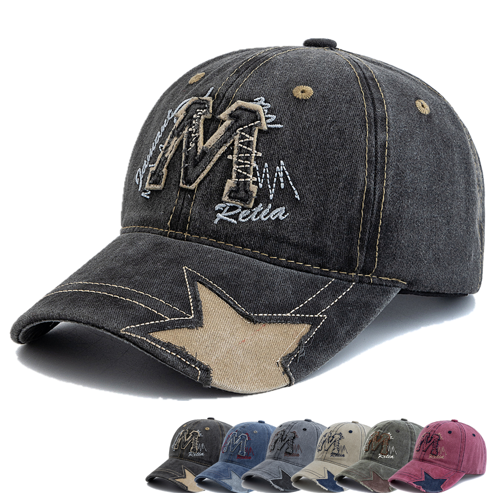 Hot Sale Unisex Retro Baseball - Embroidery Letter M review and price