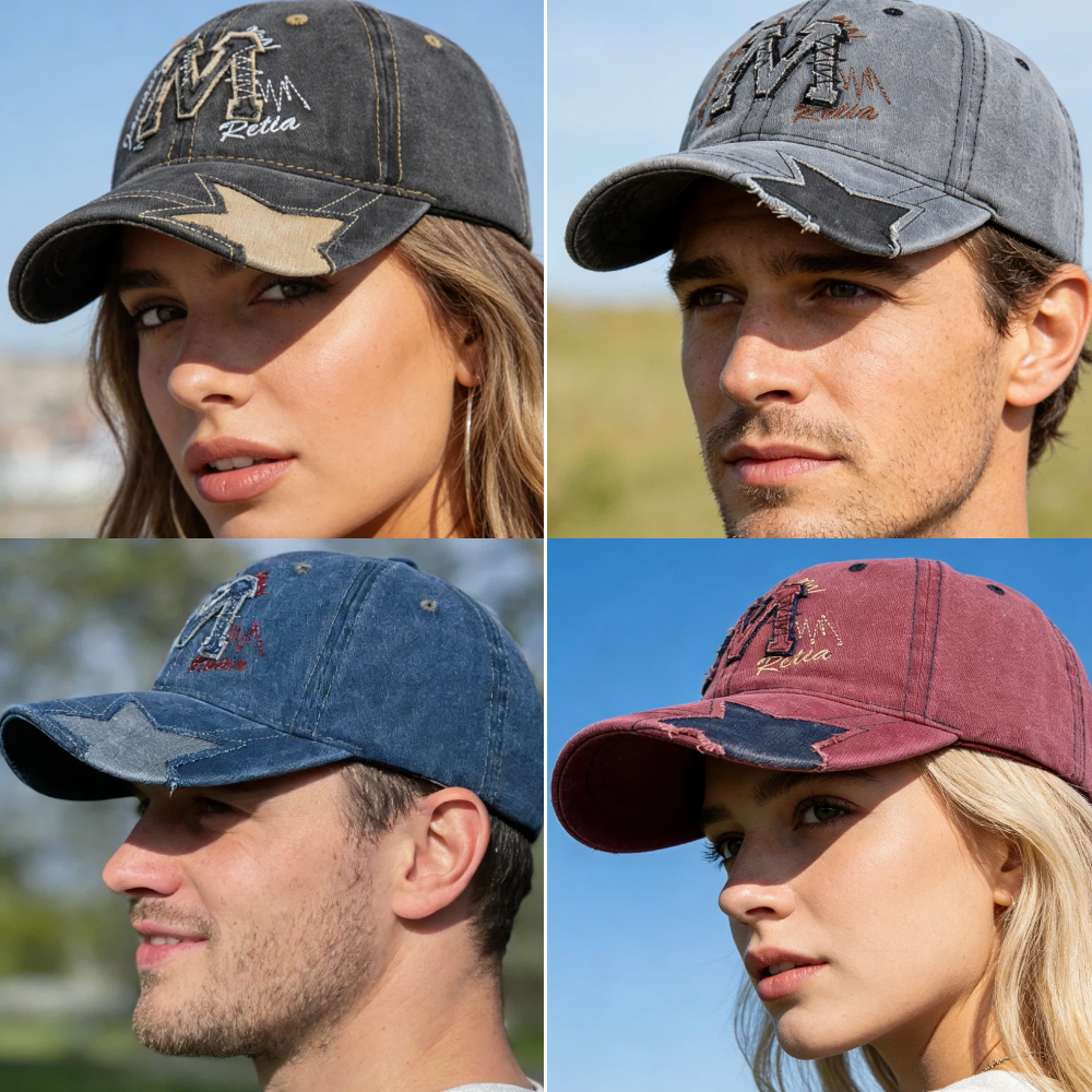 Hot Sale Unisex Retro Baseball - Embroidery Letter M review and price