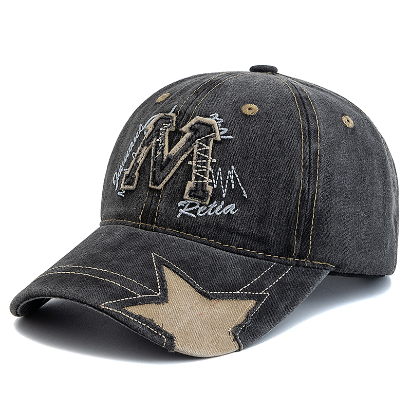 Hot Sale Unisex Retro Baseball - Embroidery Letter M review and price